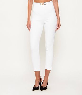 Spodnie damskie Elisabetta Franchi ze sklepu: Gomez Fashion Store w kategorii: Spodnie damskie - zdjęcie 874714-BD9-10338_EF261W000135360