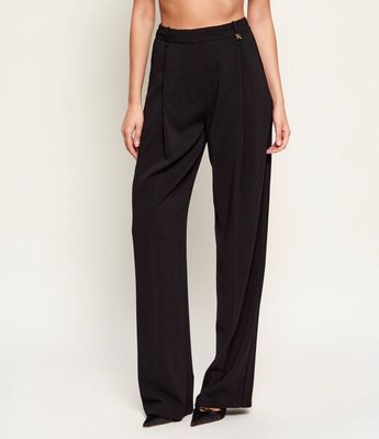 Spodnie damskie na wiosnę Elisabetta Franchi ze sklepu: Gomez Fashion Store w kategorii: Spodnie damskie - zdjęcie 874714-BD9-10338_EF261W000137110