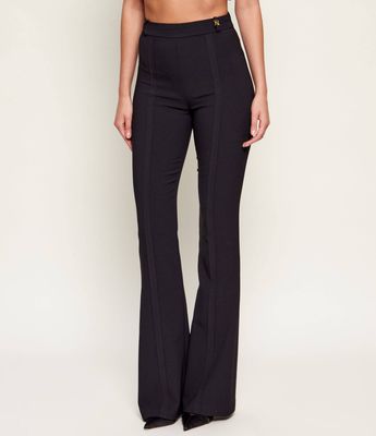 Spodnie damskie casualowe na wiosnę Elisabetta Franchi ze sklepu: Gomez Fashion Store w kategorii: Spodnie damskie - zdjęcie 874714-BD9-10338_EF261W000139110