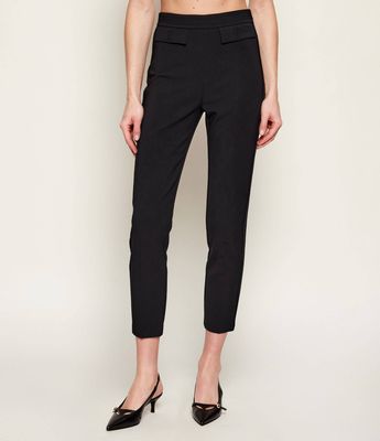 Elisabetta Franchi - Spodnie damskie casualowe ze sklepu: Gomez Fashion Store w kategorii: Spodnie damskie - zdjęcie 874714-BD9-10338_EF261W000140110