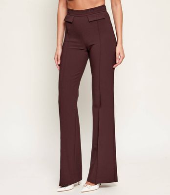 Elisabetta Franchi - Spodnie damskie wiosenne ze sklepu: Gomez Fashion Store w kategorii: Spodnie damskie - zdjęcie 874714-BD9-10338_EF261W000141A07