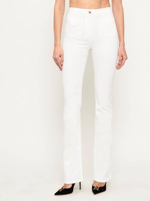 Jeansy damskie Elisabetta Franchi ze sklepu: Gomez Fashion Store w kategorii: Jeansy damskie - zdjęcie 874714-BD9-10338_EF261W000147360