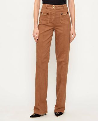 Elisabetta Franchi - Jeansy damskie w miejskim stylu ze sklepu: Gomez Fashion Store w kategorii: Jeansy damskie - zdjęcie 874714-BD9-10338_EF261W000150600