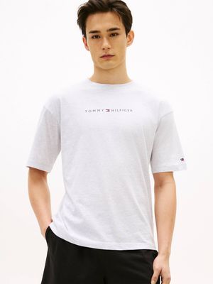 Tommy Hilfiger - T-shirt męski młodzieżowy ze sklepu: Gomez Fashion Store w kategorii: T-shirty męskie - zdjęcie 874714-BD9-10338_TU262M000039N19