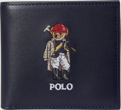 Portfel męski z nadrukami Polo Ralph Lauren ze sklepu: Gomez Fashion Store w kategorii: Portfele męskie - zdjęcie 874714-BD9-10338_PR262M000024B68