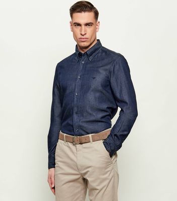 Emporio Armani - Koszula męska ze sklepu: Gomez Fashion Store w kategorii: Koszule męskie - zdjęcie 874714-BD9-10338_EA262M000001N66