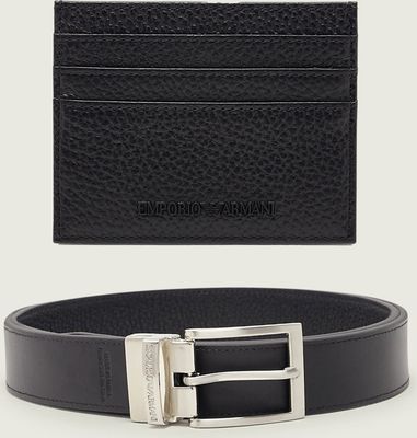 Pasek Emporio Armani ze sklepu: Gomez Fashion Store w kategorii: Paski męskie - zdjęcie 874714-BD9-10338_EA262M000018M13