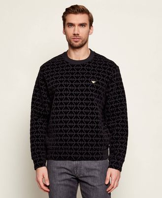 Bluza męska casual Emporio Armani ze sklepu: Gomez Fashion Store w kategorii: Bluzy męskie - zdjęcie 874714-BD9-10338_EA262M000036S77