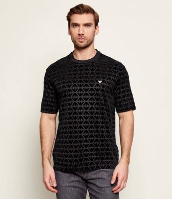 T-shirt męski letni Emporio Armani ze sklepu: Gomez Fashion Store w kategorii: T-shirty męskie - zdjęcie 874714-BD9-10338_EA262M000039S77