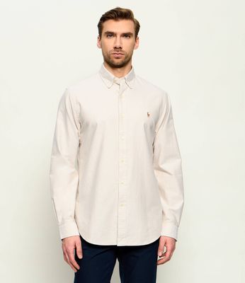 Koszula męska casual z klasycznym kołnierzykiem Polo Ralph Lauren ze sklepu: Gomez Fashion Store w kategorii: Koszule męskie - zdjęcie 874714-BD9-10338_PR262M000132SL0
