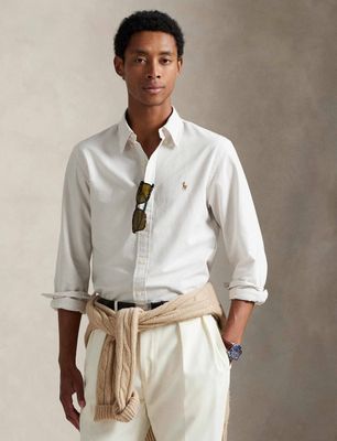 Koszula męska na wiosnę Polo Ralph Lauren ze sklepu: Gomez Fashion Store w kategorii: Koszule męskie - zdjęcie 874714-BD9-10338_PR262M000154SO5