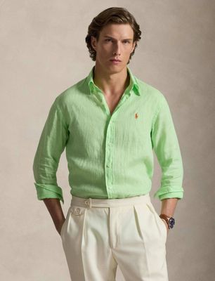 Koszula męska na wiosnę Polo Ralph Lauren ze sklepu: Gomez Fashion Store w kategorii: Koszule męskie - zdjęcie 874714-BD9-10338_PR262M000160SP7
