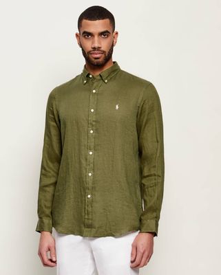 Koszula męska letnia Polo Ralph Lauren ze sklepu: Gomez Fashion Store w kategorii: Koszule męskie - zdjęcie 874714-BD9-10338_PR262M000160SP8
