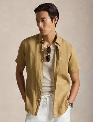 Koszula męska na lato Polo Ralph Lauren ze sklepu: Gomez Fashion Store w kategorii: Koszule męskie - zdjęcie 874714-BD9-10338_PR262M000163SQ1