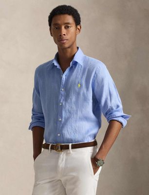 Koszula męska na wiosnę Polo Ralph Lauren ze sklepu: Gomez Fashion Store w kategorii: Koszule męskie - zdjęcie 874714-BD9-10338_PR262M000164SR0