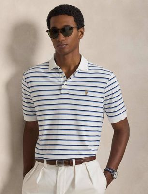 T-shirt męski casual Polo Ralph Lauren ze sklepu: Gomez Fashion Store w kategorii: T-shirty męskie - zdjęcie 874714-BD9-10338_PR262M000167SR5