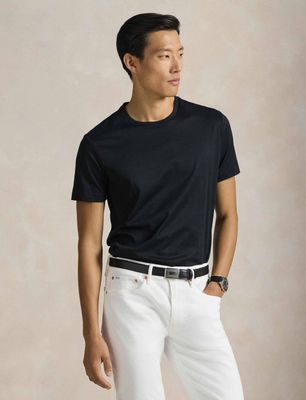 T-shirt męski casual na lato Polo Ralph Lauren ze sklepu: Gomez Fashion Store w kategorii: T-shirty męskie - zdjęcie 874714-BD9-10338_PR262M000196F04
