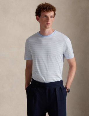 T-shirt męski casual Polo Ralph Lauren ze sklepu: Gomez Fashion Store w kategorii: T-shirty męskie - zdjęcie 874714-BD9-10338_PR262M000199ST1