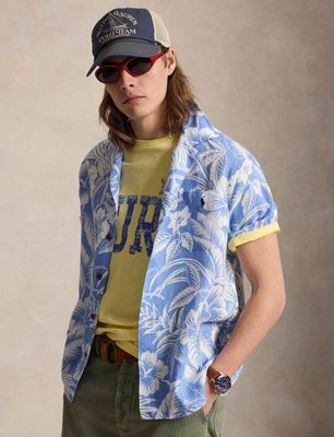 Koszula męska z klasycznym kołnierzykiem letnia Polo Ralph Lauren ze sklepu: Gomez Fashion Store w kategorii: Koszule męskie - zdjęcie 874714-BD9-10338_PR262M000226SV4
