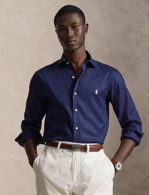 Koszula męska na lato Polo Ralph Lauren ze sklepu: Gomez Fashion Store w kategorii: Koszule męskie - zdjęcie 874714-BD9-10338_PR262M000259E98