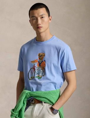 Polo Ralph Lauren - T-shirt męski na wiosnę na lato ze sklepu: Gomez Fashion Store w kategorii: T-shirty męskie - zdjęcie 874714-BD9-10338_PR262M000267TD7
