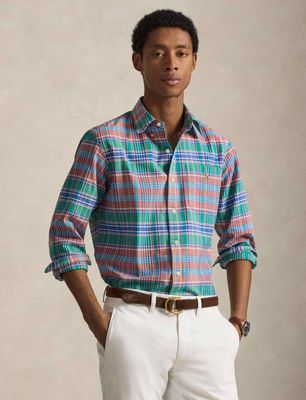 Koszula męska na lato Polo Ralph Lauren ze sklepu: Gomez Fashion Store w kategorii: Koszule męskie - zdjęcie 874714-BD9-10338_PR262M000282TA4