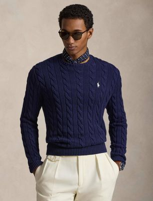 Sweter męski na wiosnę Polo Ralph Lauren ze sklepu: Gomez Fashion Store w kategorii: Swetry męskie - zdjęcie 874714-BD9-10338_PR262M000126TC5