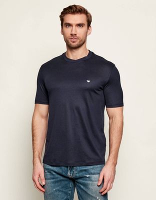 Emporio Armani - T-shirt męski casual ze sklepu: Gomez Fashion Store w kategorii: T-shirty męskie - zdjęcie 874714-BD9-10338_EA262M000053M14