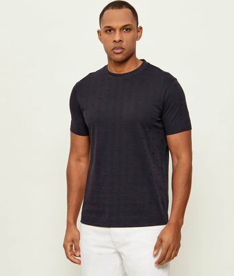 T-shirt męski na wiosnę Emporio Armani ze sklepu: Gomez Fashion Store w kategorii: T-shirty męskie - zdjęcie 874714-BD9-10338_EA262M000061S93