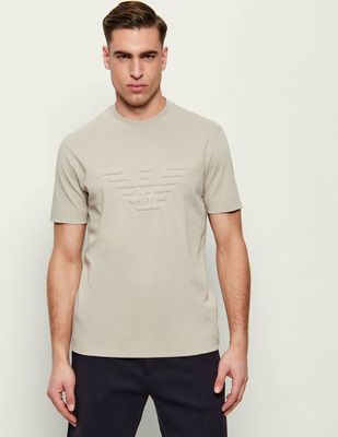 T-shirt męski na wiosnę Emporio Armani ze sklepu: Gomez Fashion Store w kategorii: T-shirty męskie - zdjęcie 874714-BD9-10338_EA262M000065S96