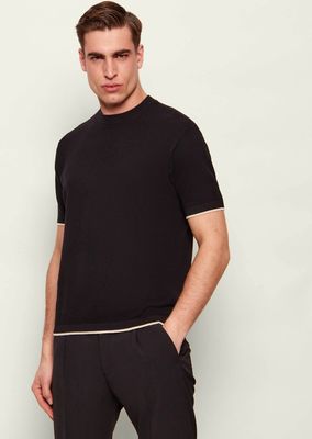 Emporio Armani - Sweter męski casual ze sklepu: Gomez Fashion Store w kategorii: Swetry męskie - zdjęcie 874714-BD9-10338_EA262M000072T08