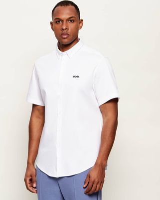 BOSS GREEN - Koszula męska na wiosnę ze sklepu: Gomez Fashion Store w kategorii: Koszule męskie - zdjęcie 874714-BD9-10338_BG262M000030100