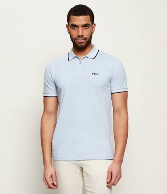 T-shirt męski wiosenny BOSS GREEN ze sklepu: Gomez Fashion Store w kategorii: T-shirty męskie - zdjęcie 874714-BD9-10338_BG262M000035460