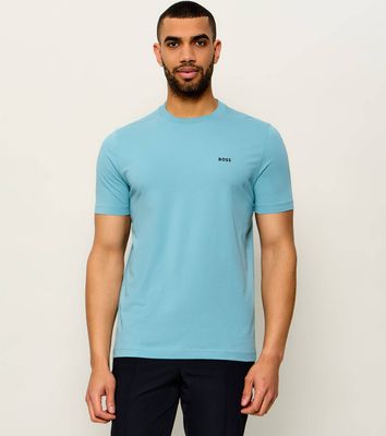T-shirt męski na wiosnę BOSS GREEN ze sklepu: Gomez Fashion Store w kategorii: T-shirty męskie - zdjęcie 874714-BD9-10338_BG262M000037445
