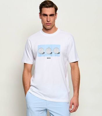 T-shirt męski BOSS GREEN ze sklepu: Gomez Fashion Store w kategorii: T-shirty męskie - zdjęcie 874714-BD9-10338_BG262M000071100