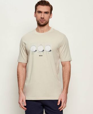 T-shirt męski letni BOSS GREEN ze sklepu: Gomez Fashion Store w kategorii: T-shirty męskie - zdjęcie 874714-BD9-10338_BG262M000071272