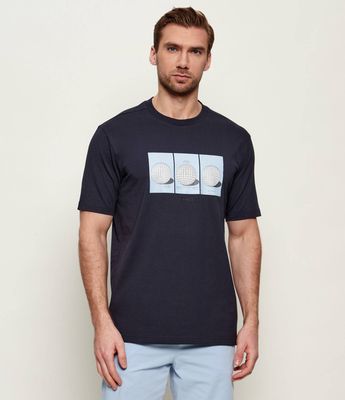 T-shirt męski letni BOSS GREEN ze sklepu: Gomez Fashion Store w kategorii: T-shirty męskie - zdjęcie 874714-BD9-10338_BG262M000071402