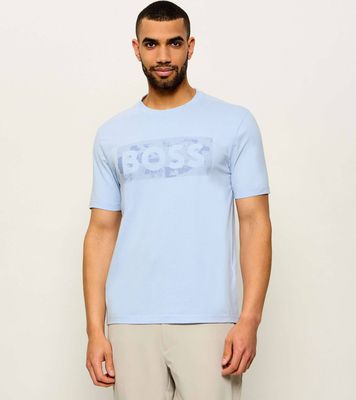 T-shirt męski na wiosnę letni BOSS GREEN ze sklepu: Gomez Fashion Store w kategorii: T-shirty męskie - zdjęcie 874714-BD9-10338_BG262M000074460