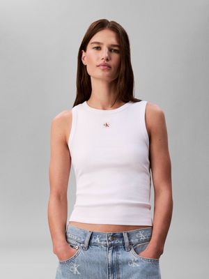 Calvin Klein Jeans - Bluzka damska na lato ze sklepu: Gomez Fashion Store w kategorii: Bluzki damskie - zdjęcie 874714-BD9-10338_CJ262W000001C65