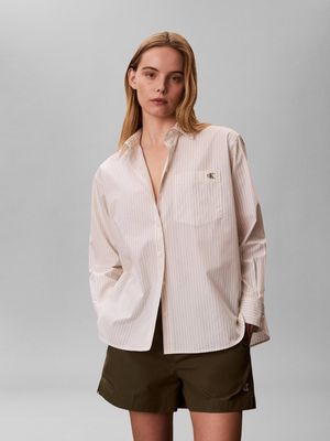 Calvin Klein Jeans - Koszula damska na wiosnę ze sklepu: Gomez Fashion Store w kategorii: Koszule damskie - zdjęcie 874714-BD9-10338_CJ262W000006Z42