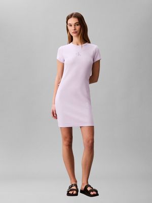 Calvin Klein Jeans - Sukienka wiosenna dopasowana ze sklepu: Gomez Fashion Store w kategorii: Sukienki - zdjęcie 874714-BD9-10338_CJ262W000016Z86