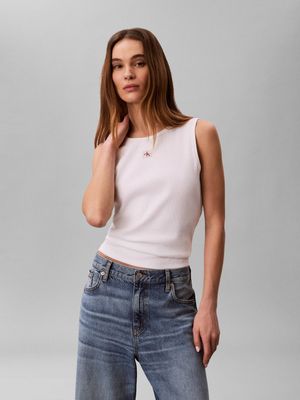 Bluzka damska na lato Calvin Klein Jeans ze sklepu: Gomez Fashion Store w kategorii: Bluzki damskie - zdjęcie 874714-BD9-10338_CJ262W000018210
