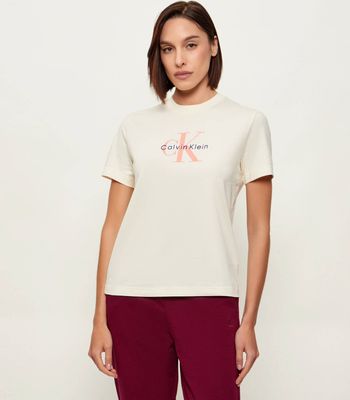 Bluzka damska na wiosnę Calvin Klein Jeans ze sklepu: Gomez Fashion Store w kategorii: Bluzki damskie - zdjęcie 874714-BD9-10338_CJ262W000065Z42