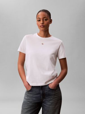 Calvin Klein Jeans - Bluzka damska na lato ze sklepu: Gomez Fashion Store w kategorii: Bluzki damskie - zdjęcie 874714-BD9-10338_CJ262W000069210