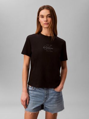 Bluzka damska na wiosnę na lato Calvin Klein Jeans ze sklepu: Gomez Fashion Store w kategorii: Bluzki damskie - zdjęcie 874714-BD9-10338_CJ262W000075C64