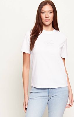 Bluzka damska na lato Calvin Klein Jeans ze sklepu: Gomez Fashion Store w kategorii: Bluzki damskie - zdjęcie 874714-BD9-10338_CJ262W000075210