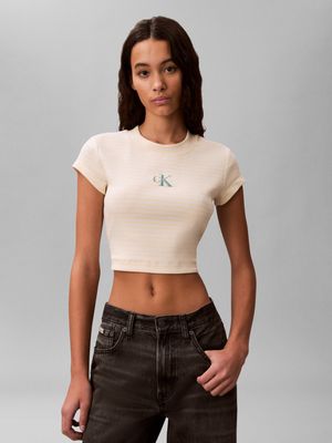 Bluzka damska Calvin Klein Jeans ze sklepu: Gomez Fashion Store w kategorii: Bluzki damskie - zdjęcie 874714-BD9-10338_CJ262W000076Z89