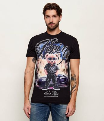 T-shirt męski młodzieżowy Philipp Plein ze sklepu: Gomez Fashion Store w kategorii: T-shirty męskie - zdjęcie 874714-BD9-10338_PN261M000021002