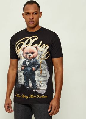 T-shirt męski Philipp Plein ze sklepu: Gomez Fashion Store w kategorii: T-shirty męskie - zdjęcie 874714-BD9-10338_PN261M000022002