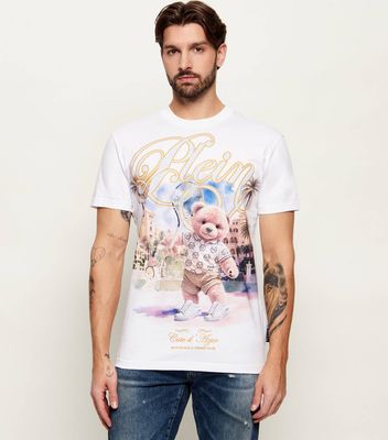 T-shirt męski Philipp Plein ze sklepu: Gomez Fashion Store w kategorii: T-shirty męskie - zdjęcie 874714-BD9-10338_PN261M000023001